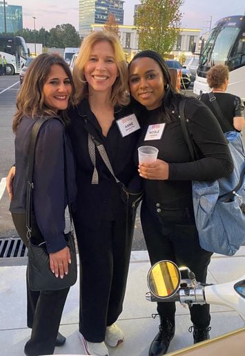 (From left to right) MODERN's Angela Reich, Anne Moratto, and Nicole Johnson.