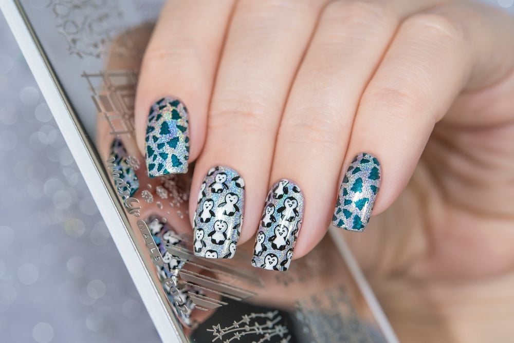 Stamping Plate Magic: Winter Nail Designs with Whats Up Nails