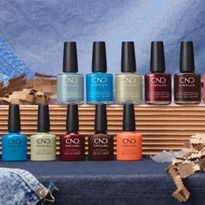 CND's new palette is inspired by upcycled fashion and modern runway trends offering hot...