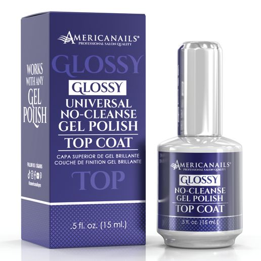 Americanails Original Glossy Gel Top Coat - Courtesy of Americanails