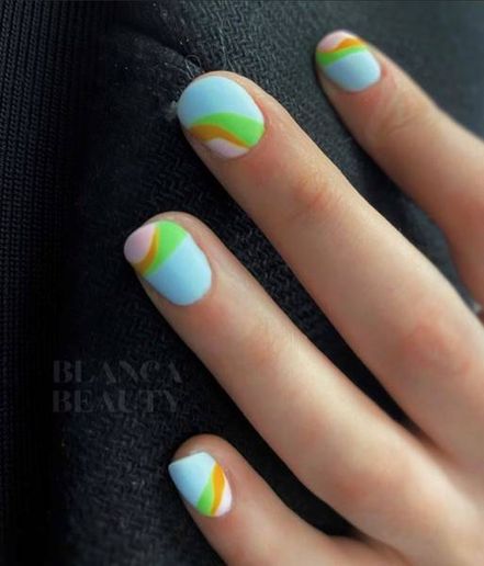 Manicure by Buthyna Abdueyah (@blancabeautybar) on a male client.
