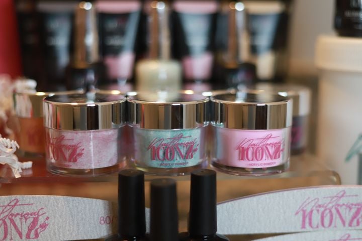 Nailtorious professional acrylic products - photo courtesy of Nailtorious Iconz