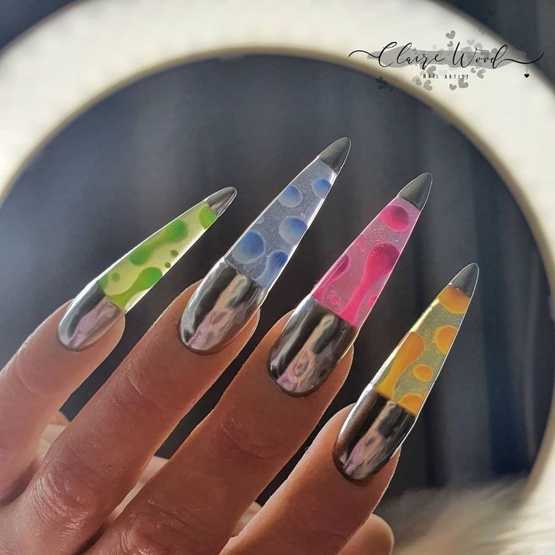 VIDEO HOW-TO: Lava Lamp Nails