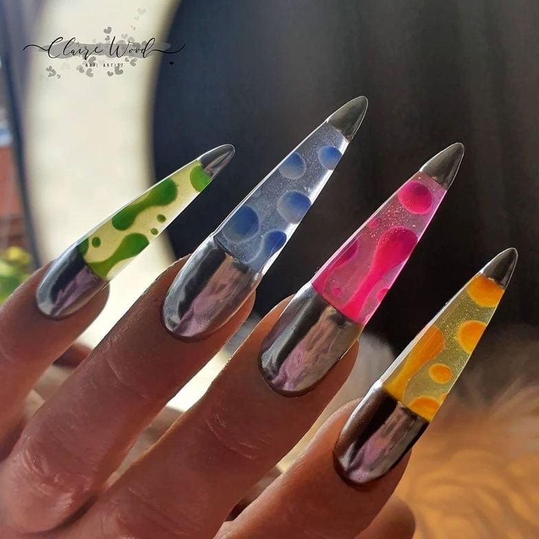 VIDEO HOW-TO: Lava Lamp Nails