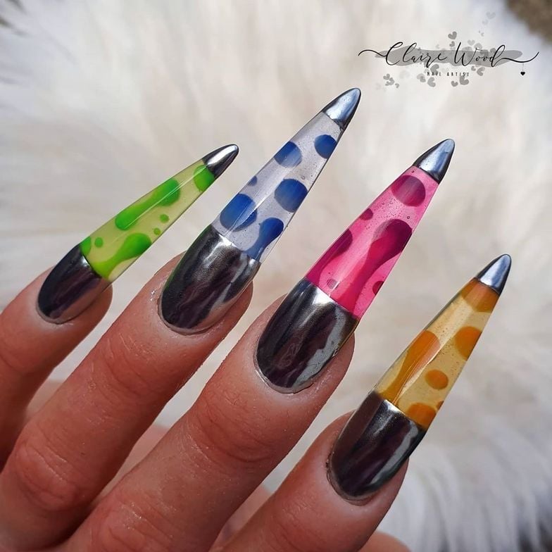 VIDEO HOW-TO: Lava Lamp Nails