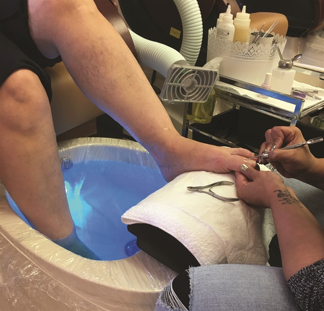 To comply the 2015 IMC, New Jersey salon Nail Sketch installed source-capture systems at each station, including pedicure stations, that vent to the outside.