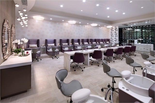 Proper lighting is essential to the feeling of your salon, and experts recommend leaning toward warm tones.