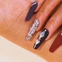 How-to: Sparkling Autumn Gel Manicure from MelodySusie