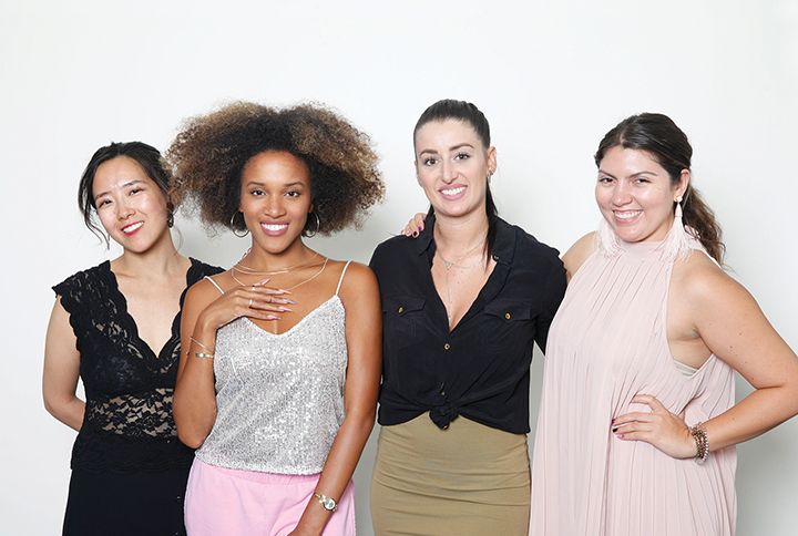 NAILS art director Yuiko Sugino, model Talia Wray, cover tech Stephanie Fountain, and executive...