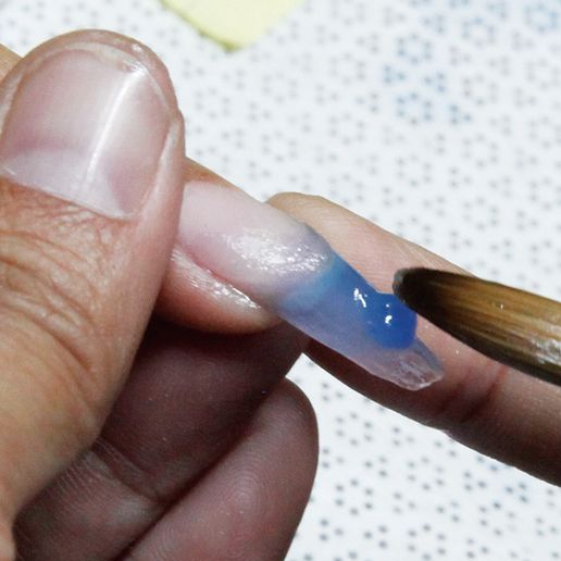 Behind the Scenes: Abstract Winter Nail Art