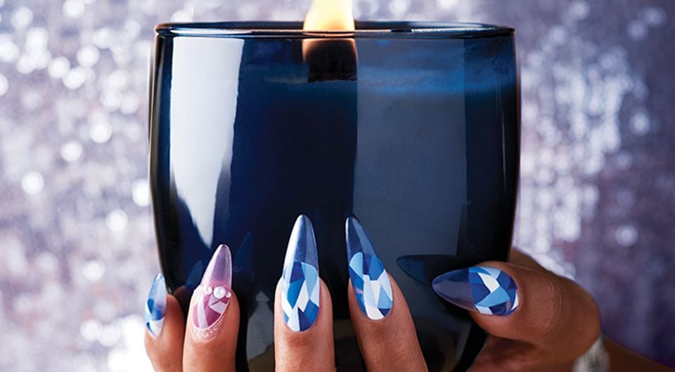 Behind the Scenes: Abstract Winter Nail Art