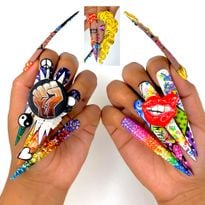Five Nail Designs by NTNA Finalist Giselle Caballero