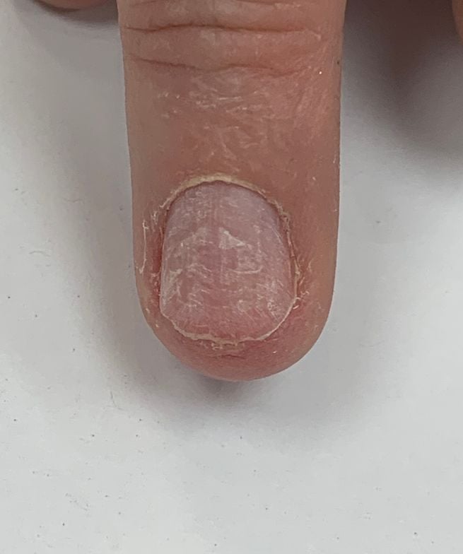 Step 1: Prep the nail as usual.