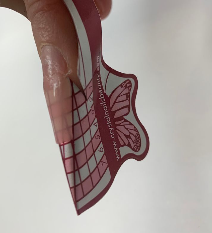 Step 10/10A: Apply the first bead of cover pink at the free edge. Create the taper on the...