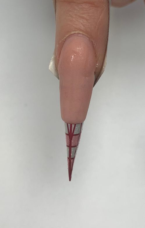 Step 12: Apply the third bead of cover pink to create the apex. The apex should be at the back...