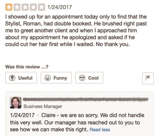 How to Handle a 1-Star Review
