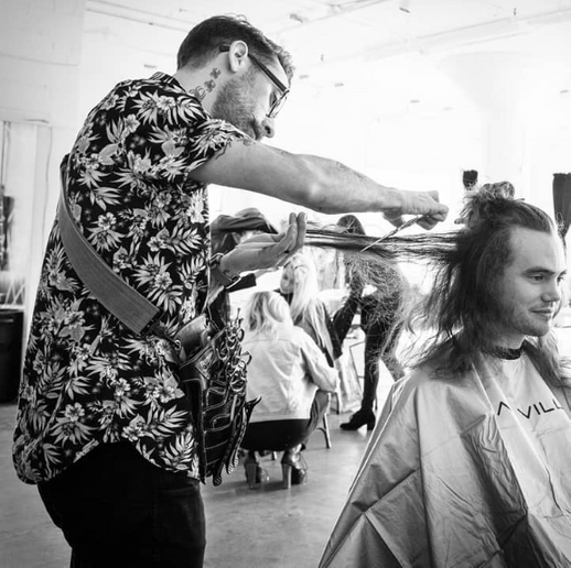 Jesse Linares is a master stylist and a member of the Sam Villa Artistic Team.