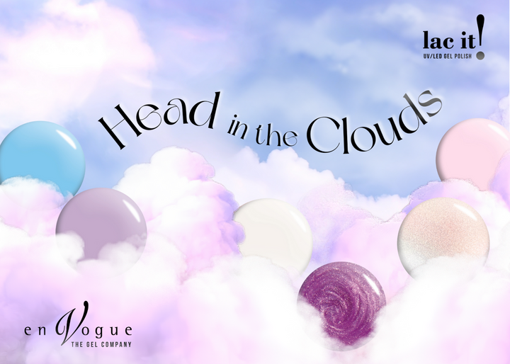 en Vogue's lac it! Collection Head in the Clouds in six dreamy shades with a mixture of soft...