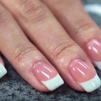 Pink-and-White Using Gelee Powder Gel