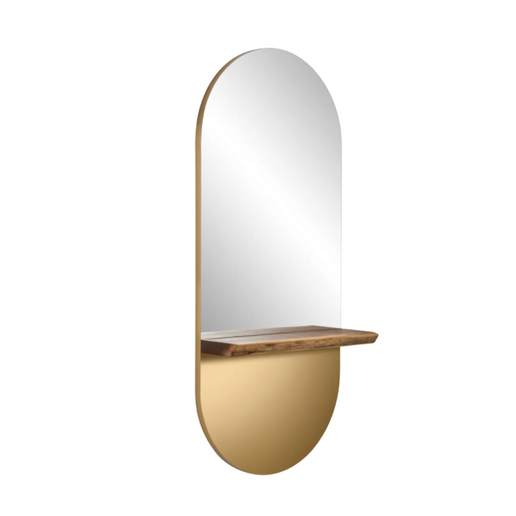Maitland Mirror

The Maitland Mirror with Shelf will bring a modern flair to any salon setting...