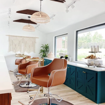 Some of the beautiful salon solutions Minerva Beauty has to offer.