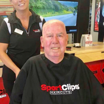 George D. Murray and his favorite stylist, Christina Daviaux