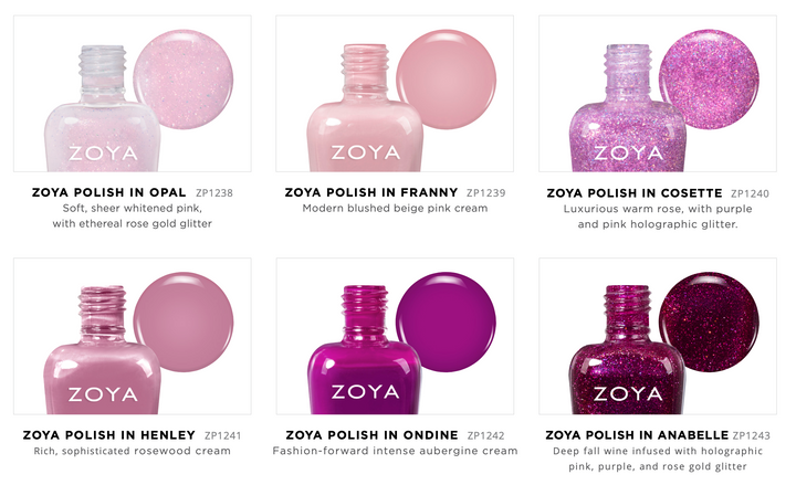 Zoya Everlasting Collection - photo courtesy of Zoya